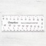 ChiaoGoo Jauge et règle pour aiguille & crochet