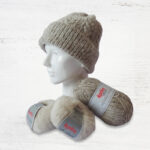 Kit Bonnet Alpaka Tweed Torsadé